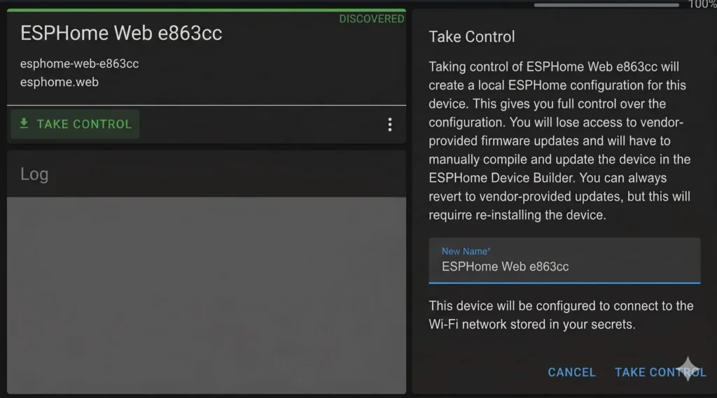 - Take Control ESP