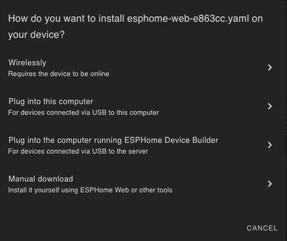 - Firmware definitivo