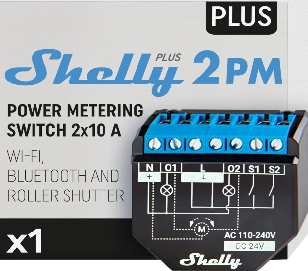 Shelly Plus 2PM Dispositivi 